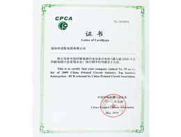 CPCA會(huì)員單位證書
